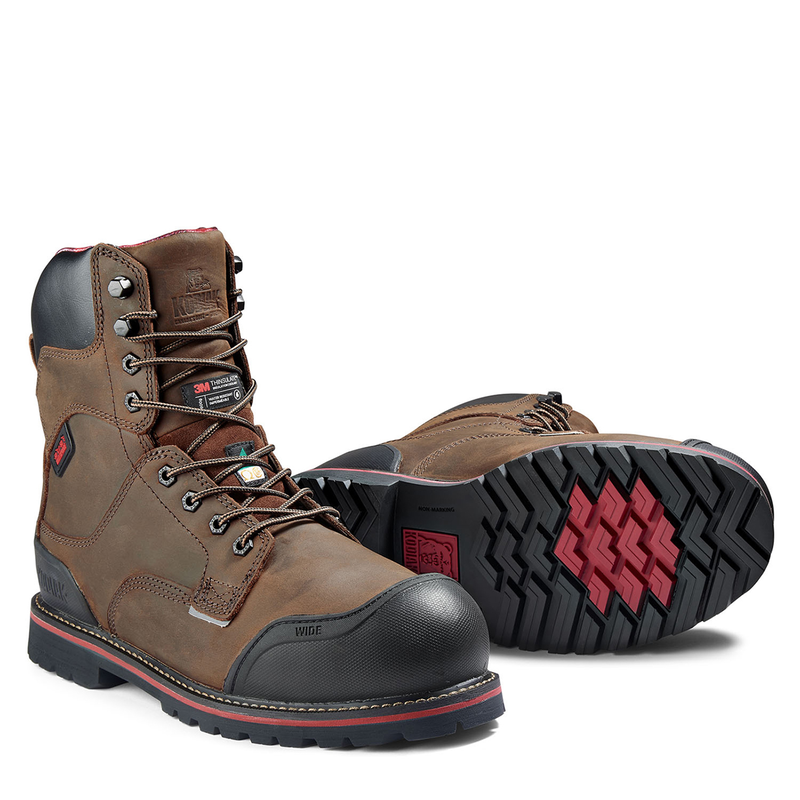 Men's Kodiak Widebody Warm 8" Composite Toe Winter Safety Work Boot image number 2