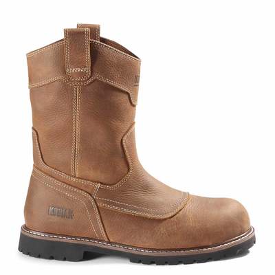 Men's Kodiak McKinney Wellington Unlined Composite Toe Pull-On Safety Work Boot