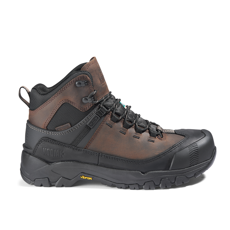 Men's Kodiak Quest Bound Mid Waterproof Composite Toe Hiker Safety Work Boot image number 0