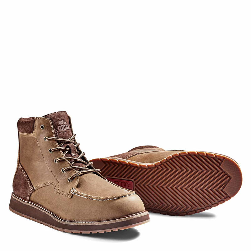 Men's moc toe cheap boots
