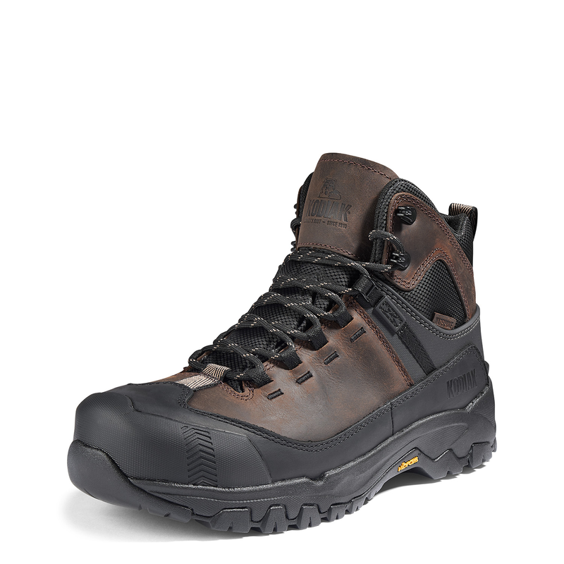 Men's Kodiak Quest Bound Mid Waterproof Composite Toe Hiker Safety Work Boot image number 8