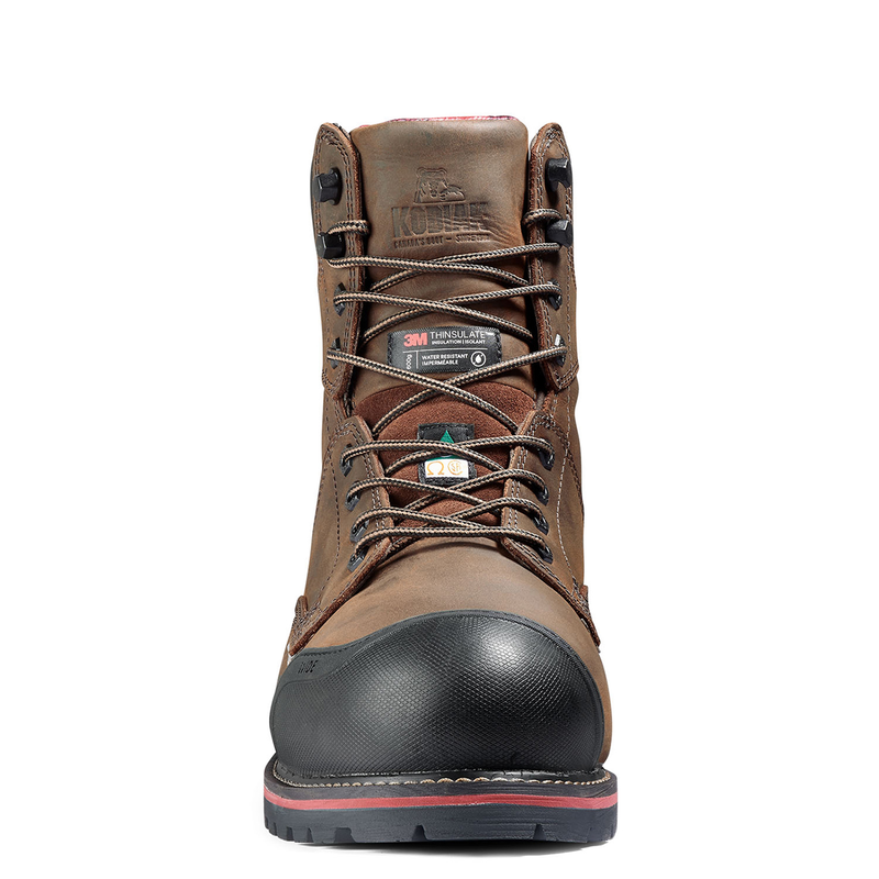 Men's Kodiak Widebody Warm 8" Composite Toe Winter Safety Work Boot image number 4