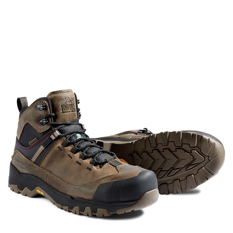 Men's Kodiak Quest Bound Mid Waterproof Composite Toe Hiker Safety Work Boot image number 1