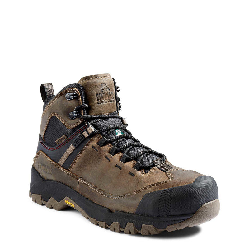 Men's Kodiak Quest Bound Mid Waterproof Composite Toe Hiker Safety Work Boot image number 7