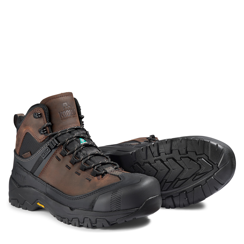 Men's Kodiak Quest Bound Mid Waterproof Composite Toe Hiker Safety Work Boot image number 1