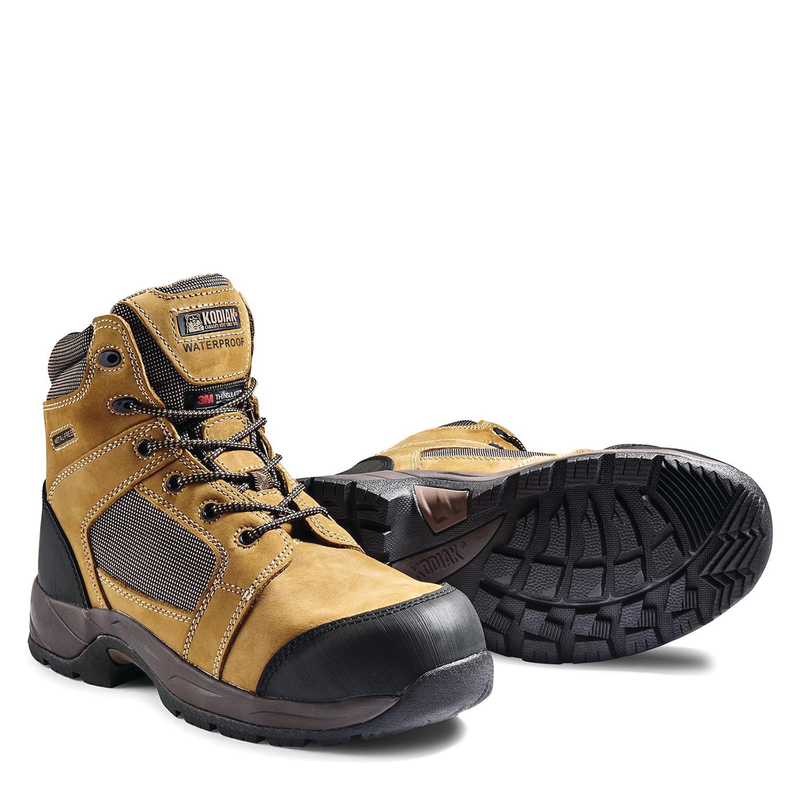 Men's Kodiak Trakker Waterproof Composite Toe Hiker Safety Work Boot image number 2