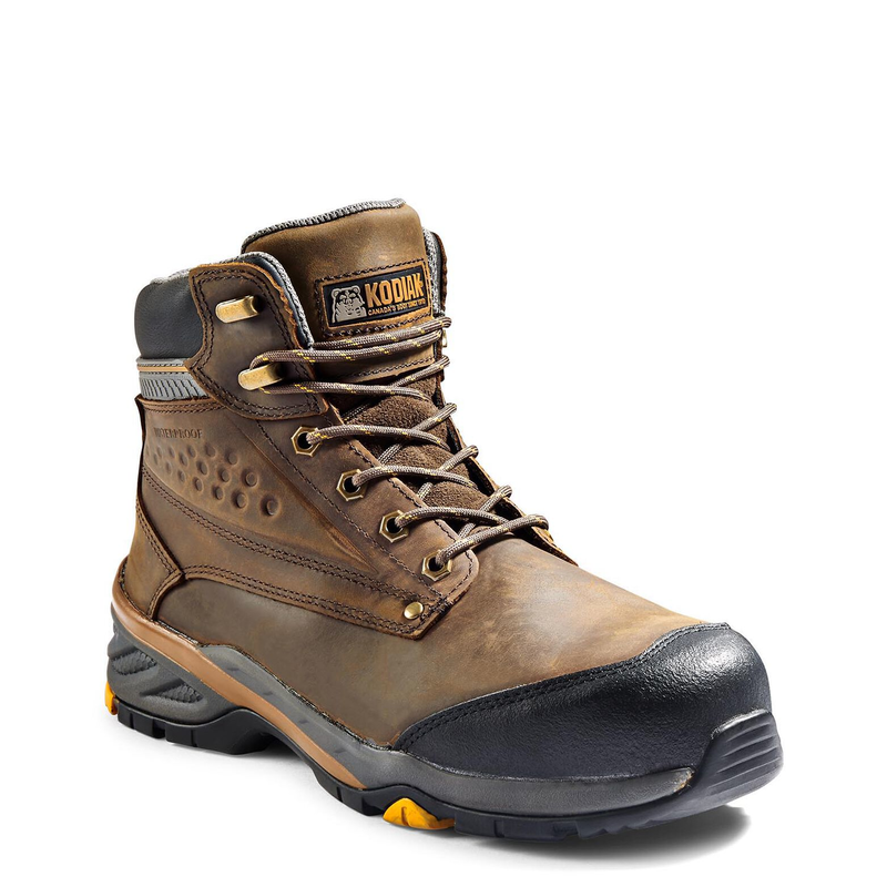 Men's Kodiak Crusade 6" Waterproof Composite Toe Hiker Safety Work Boot image number 7