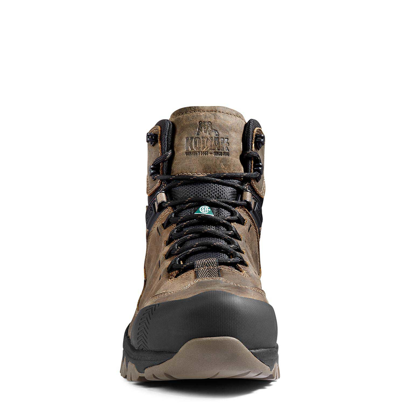Men's Kodiak Quest Bound Mid Waterproof Composite Toe Hiker Safety Work Boot image number 4