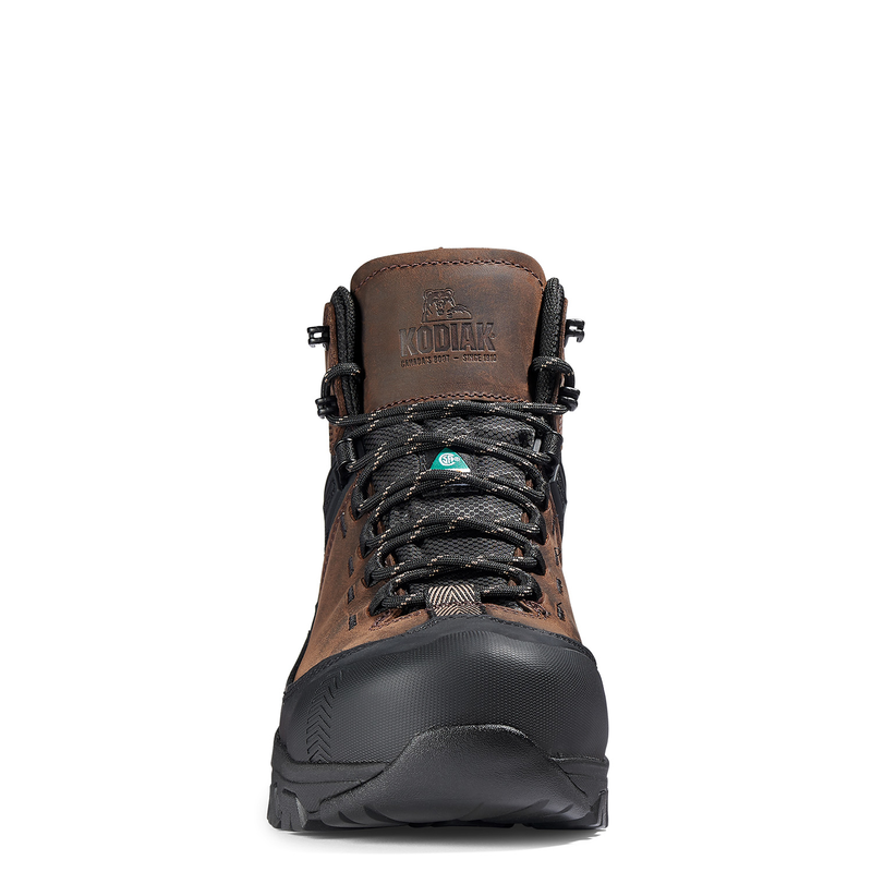 Men's Kodiak Quest Bound Mid Waterproof Composite Toe Hiker Safety Work Boot image number 3
