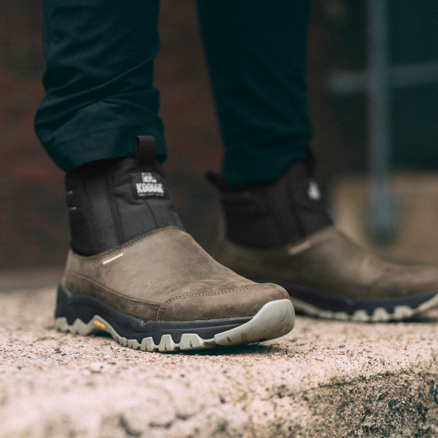 mens slip on snow boots